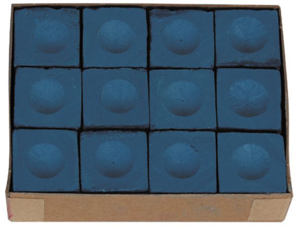 Billard Kreide Triangle blau 12er Pack 