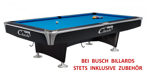 Ein typischer Poolbillardtisch