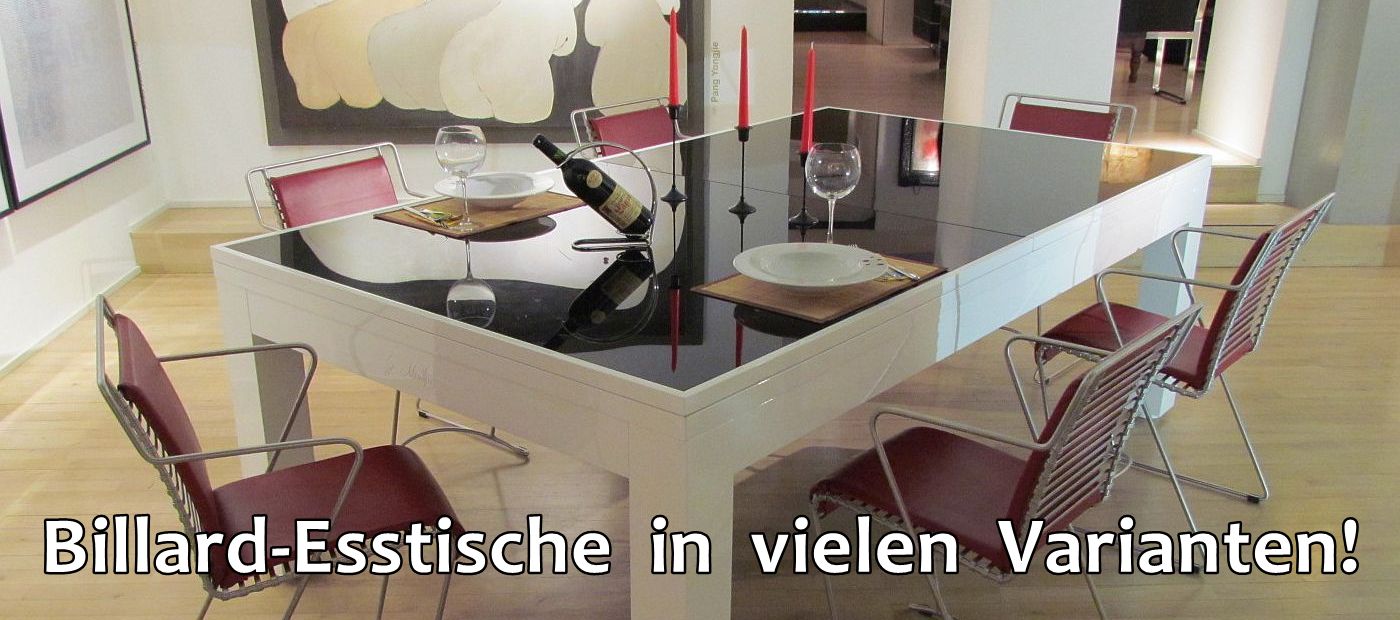 Der Billardtisch Ambiente ist der Blickfang für Ihr Wohnzimmer