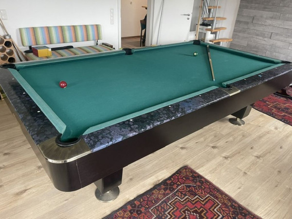 Poolbillardtisch LEHMACHER gebraucht 9 Fuß