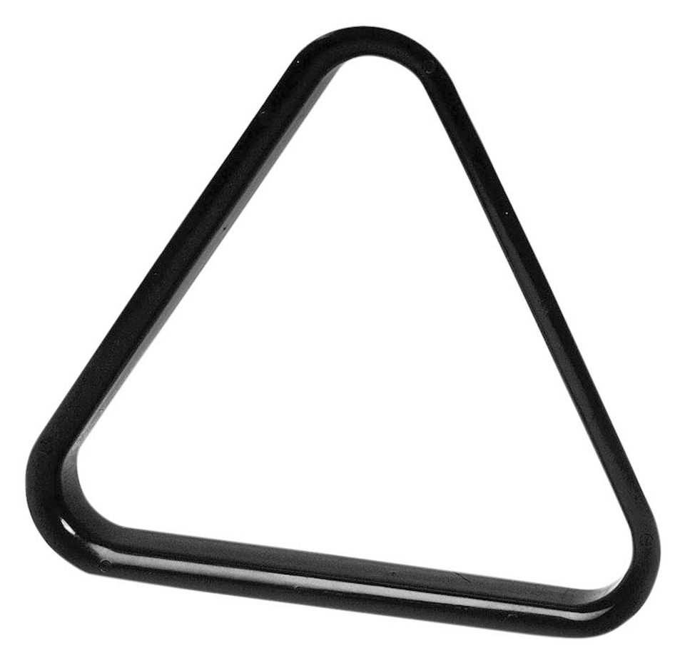 Poolbillard Dreieck Kunststoff schwarz