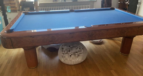 Gebrauchter Poolbillardtisch FLORENZ 8 Fuß