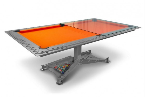 Funktions-Billardtisch-Esstisch Dekotech 7 Fuß